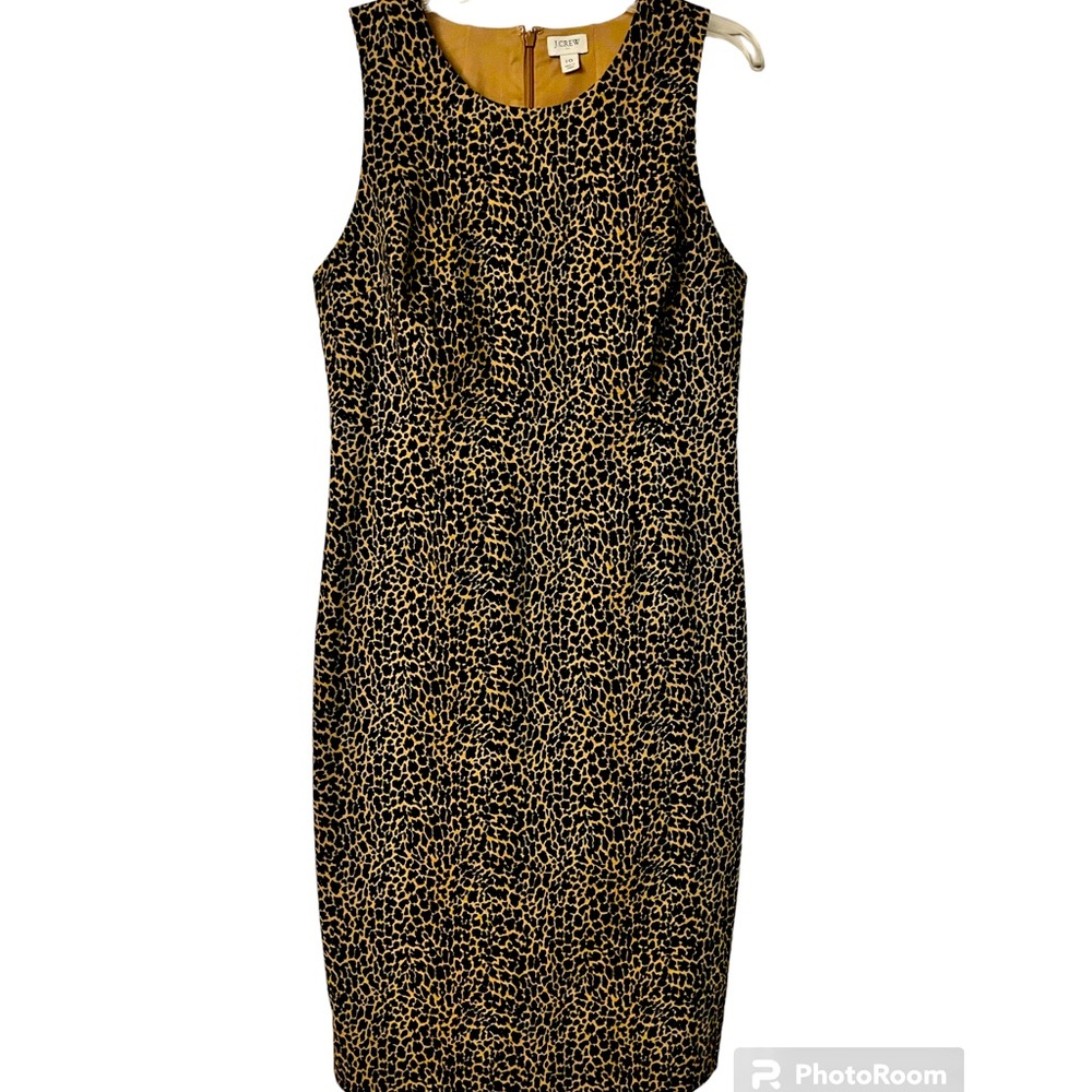 J. Crew Factory Leopard Sheath Dress